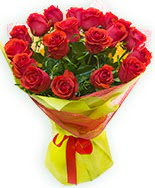 19 Adet kırmızı gül buketi  Nevşehir çiçek satışı 