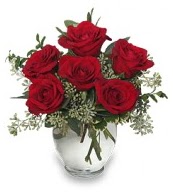 Vazo içerisinde 5 adet kırmızı gül  Nevşehir İnternetten çiçek siparişi 