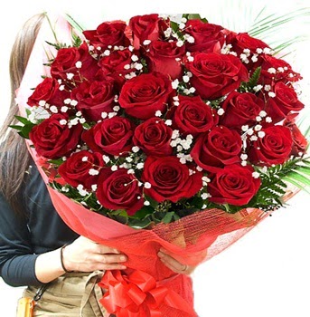Kız isteme çiçeği buketi 33 adet kırmızı gül  Nevşehir çiçek online çiçek siparişi 