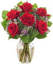 Kız arkadaşıma hediye 6 kırmızı gül  Nevşehir çiçekçi telefonları 