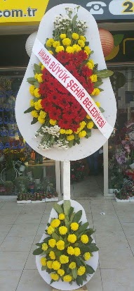 Çift katlı düğün nikah açılış çiçek modeli  Nevşehir İnternetten çiçek siparişi 